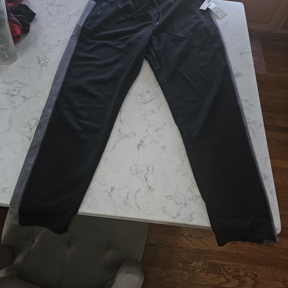 Old Navy Black Joggers with Gray Accents